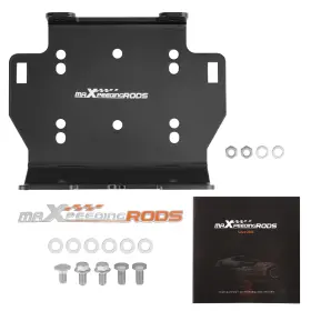 B0pdzm Maxpeedingrods Heavy Duty Winch Mount Brackets Kit Steel For Yamaha Grizzly 700 2016-2024 Atv