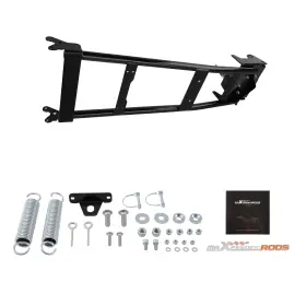 Cbjo3p Maxpeedingrods Atv Plow Mount For 2002-2017 Arctic Cat Black Steel Heavy Duty Trip System