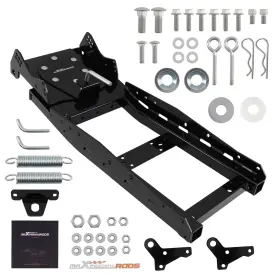 Deb3ns Maxpeedingrods Heavy Duty Plow Mount For Polaris/textron Utv 2000-2024 Steel Black