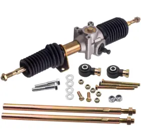 Fxj-pol-800-qt Maxpeedingrods Power Steering Rack Pinion With Tie Rod Ends Fit Polaris Rzr S 800 Efi 2009-2014