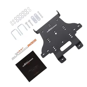 Ilf95p Maxpeedingrods Heavy-duty Steel Atv Winch Mounting Bracket For Honda Trx500 Rubicon 2009-2014