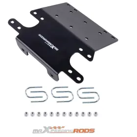 Ksqhu5 Maxpeedingrods Winch Mount Assembly For Honda Trx450 Trx400 Foreman Es S 4x4 1998-2004 Atv New