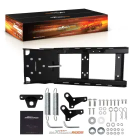 M5sept Maxpeedingrods Plow Mount For Kymco/textron Utv 2000-2024 Steel Black Corrosion Resistant