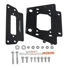 Myo18f Maxpeedingrods 2020-2024 Heavy Steel Winch Mount Plate Bracket Kit For Kawasaki Teryx Krx 1000