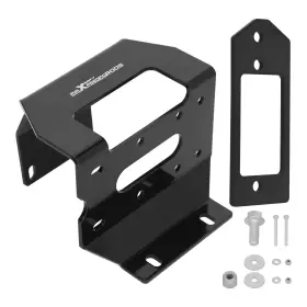 1000-6 Maxpeedingrods Ncag54 Winch Mount Kit For Honda Pioneer 1000 1000-5 2016-2024 Utv Steel Black