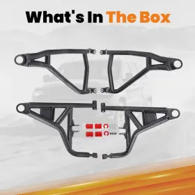 Ohd2b5 Maxpeedingrods Maxpeedingrod 1.5 Inch Front A-arms Set For Polaris Rzr Xp 1000 / 4 Turbo 2014-2023