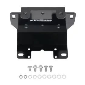 Pldo7r Maxpeedingrods Winch Mount Bracket Plate For Yamaha Grizzly / Kodiak 700 Heavy-duty 2016-2024