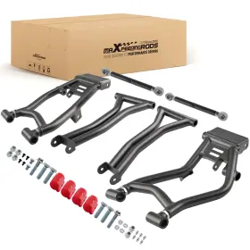 R395o6 Maxpeedingrods 4pca High Clearance 1.5 Inch Offset Rear A-arms Set For Polaris Rzr S 800 / 4