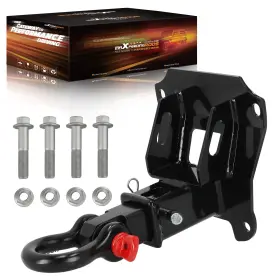 S5oxh1 Maxpeedingrods 2 Inch Towing Hitch Receiver For Honda Talon 1000r/x 2019-2024 With D-ring Mount