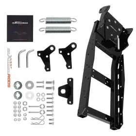 Skhd13 Maxpeedingrods Plow Mount For Kawasaki Utv/sxs 2000-2024 Steel Black Corrosion Resistant