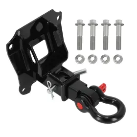 1000-4 Maxpeedingrods Vsup1f 2 Inch Tow Hitch Receiver For Honda Talon 1000r 1000x 2019-24 With Shackle