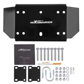 Ydz1oi Maxpeedingrods Front Winch Mounting Bracket Fit For 2015-2023 Honda Pione 4-hole 3 Inch X4 7/8er 500