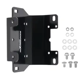 Zelq09 Maxpeedingrods Atv Winch Mount Plate Kit For 16-24 Yamaha Grizzly / Kodiak 700 4-hole 3 Inch X4 7/8