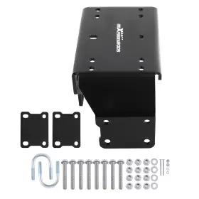 Zf1arl Maxpeedingrods Steel Front Winch Mounting Bracket For 2014-2023 Honda Pioneer 500 2-hole 3.10 Inch