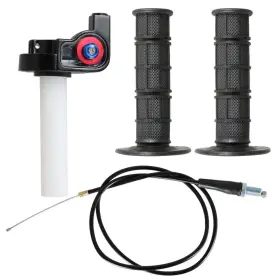 Mb689548 Menbager 7/8 Inch Motorcycle Twist Throttle Handle Grip With Cable 50-250cc Atv Motocross New