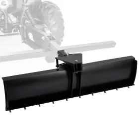 10eavkly Merxeng Pho 42 Inch 3-position Atv/utv Blade - Adjustable 5 Angles Fits 2 Hitch Receivers