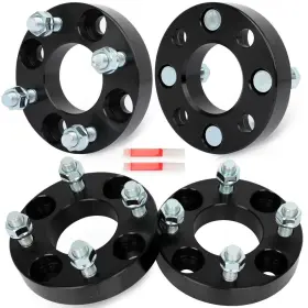 12466504 Michelle 4 Pcs 1 Inch Wheel Spacers 1/2 X20 For Ez Go Golf Carts Club Cars 4x4 4x101.6