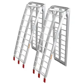 1500lbsatvramps Millionshareramp 2pcs 7.5 Ft Aluminum Arched Atv Utv Folding Scooter Ramp