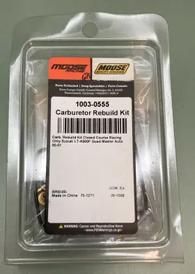1003-0555 Moose New Genuine Carburetor Repair Kit - Suzuki