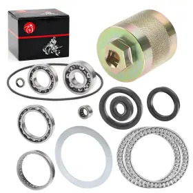 13271-1503 Moto1988 Front Differential Bearing Seals And Pinion Nut Tool Fits Kawasaki Brute Force 750