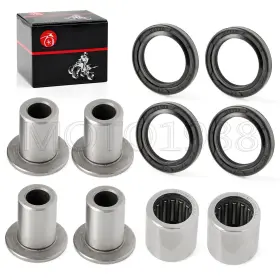 Moto1988 50-1014 Front Upper A-arm Bushing Bearing Seal Kit For Kawasaki Kfx400 2003-2006