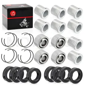 Moto1988 91077-hb9-672 1989 1990 For Honda Pilot 400 Fl400r 2 Set Front Lower Or Upper A-arm Bushings