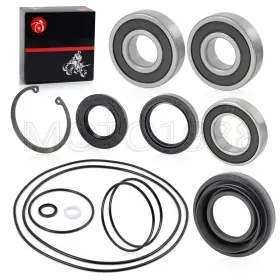 91320-hm7-702 Moto1988 Rear Axle Brake Drum Wheel Bearings Seals Kit For Honda Foreman 450 Es S Trx450