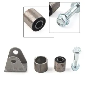Motohij 536123406462 Swing Arm Support Buffer Sleeve With Steel Bushing Hanging Lugs For Atv Scooter