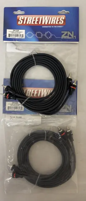 Zn1220 Mtx Audio Streetwires 2-mtx 2 Channel Interconnects 2-meters/6.56 Feet #m1704