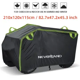 A225-12-xl Neverland Atv Quad Cover Waterproof Outdoor Uv Protects For Grizzly 450 550 700 2009-2014