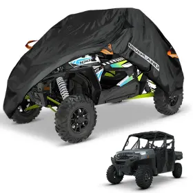 A302-10-b Neverland Utility Vehicle Utv Cover Waterproof Black For Polaris Ranger Xp 1000 2017-2021