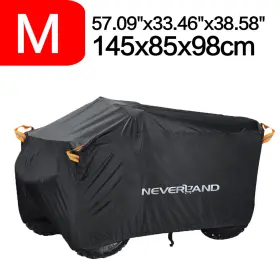 145x85x98cm Neverland Neva22505m Medium 57 Inch Quad Atv Cover Waterproof Dsut Uv Rain Protection Outdoor
