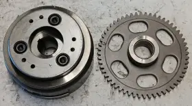 31a-15580-00-00 Oem Yamaha F4t259 05-09 Bruin Big Bear Yfm250 Starter Clutch Gear Flywheel