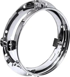 Hdl15x3k1-ch Online Led Store True Mods Chrome 7 Inch Round Headlight Ring Mounting Bracket