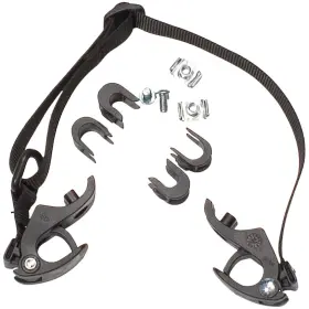 Ortlieb 013051014526 Replacement Pannier Hooks For Ql1 Systems - Pair Black E162