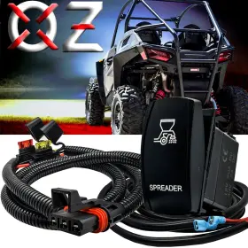 Wh-10062 Oz-usa Pulse Power Busbar Plug Wiring Harness Spreader Rocker Switch Polaris Rzr Xp Adv
