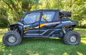 Pep-kawkr4-drh Pacific Eagle Powersports 2023 Kawasaki Teryx Krx4 1000 Soft Doors And Back Panel