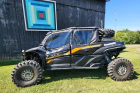 Pep-kawkr4-doh Pacific Eagle Utv 2023 Kawasaki Teryx Krx 1000-4 Upper Soft Doors Onyx Black Or Mossy Oak Camo