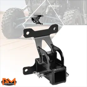 96575pm Pm Performotor For 20-25 Polaris Rzr Pro Xp Xp4 Utv Steel Rear 2 Inch Tow Receiver Trailer Hitch