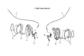 0450424 Polaris Return Spring Front Genuine Oem Part Qty 1