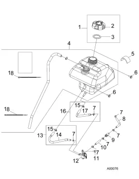 0454592 Polaris Hose Clamp Genuine Oem Part Qty 1