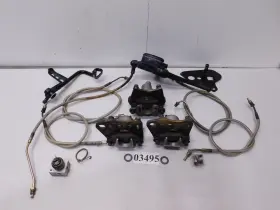 1910513 Polaris 2003 Sportsman 700 Oem Front And Rear Brake Assembly Calipers Lines Pedal