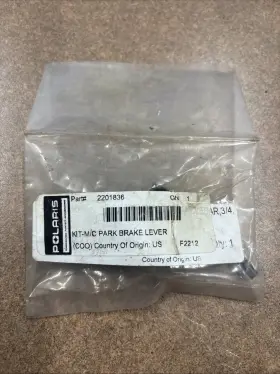 2201836 Polaris Kit Master Cylinder Park Brake Lever New Oem 2201836 Polaris Kit Master Cylinder Park Brake Lever New Oem