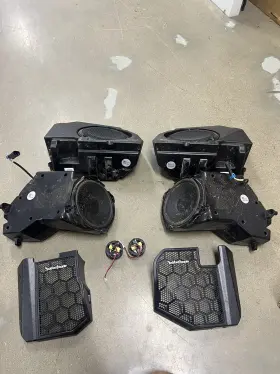 2414849 Polaris 2414848/2414849 Rzr Pro R Ultimate Speakers Front Rear Rockford Fosgate Oem. 100 Miles