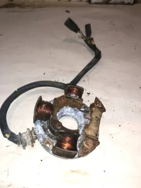 3083763 Polaris 250 Trail Boss Atv Oem Stator Plate Assembly O426 1987