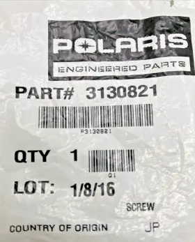 3130821 Polaris New Genuine Screw Sportsman Scrambler 800 500 550 700 600
