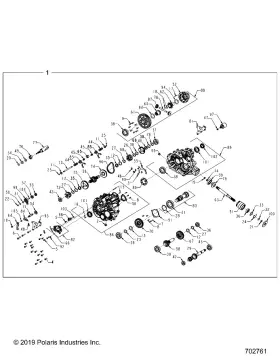 3236285 Polaris Differential Subassembly Genuine Oem Part Qty 1