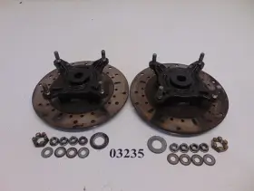 5142568 Polaris 2017 Ranger 500 Etx Hdpe Oem Rh Lh Front Hubs And Rotors