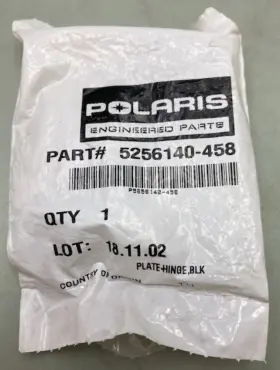 5256140-458 Polaris Plate-hinge Blk New Genuine