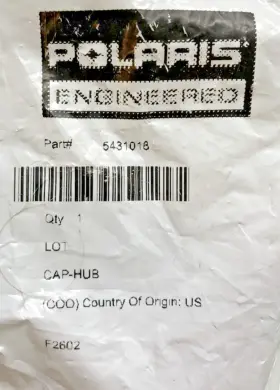 5431018 Polaris New Genuine Hub Cap Scrambler Magnum Trail Boss